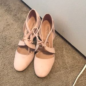 Light pink heels